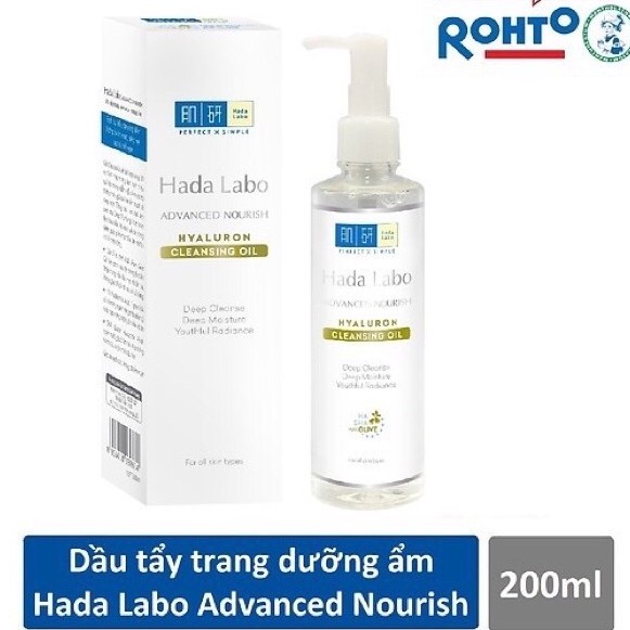 Bộ 4 sản phẩm chăm sóc da dưỡng ẩm tối ưu Hada Labo Advanced Nourish