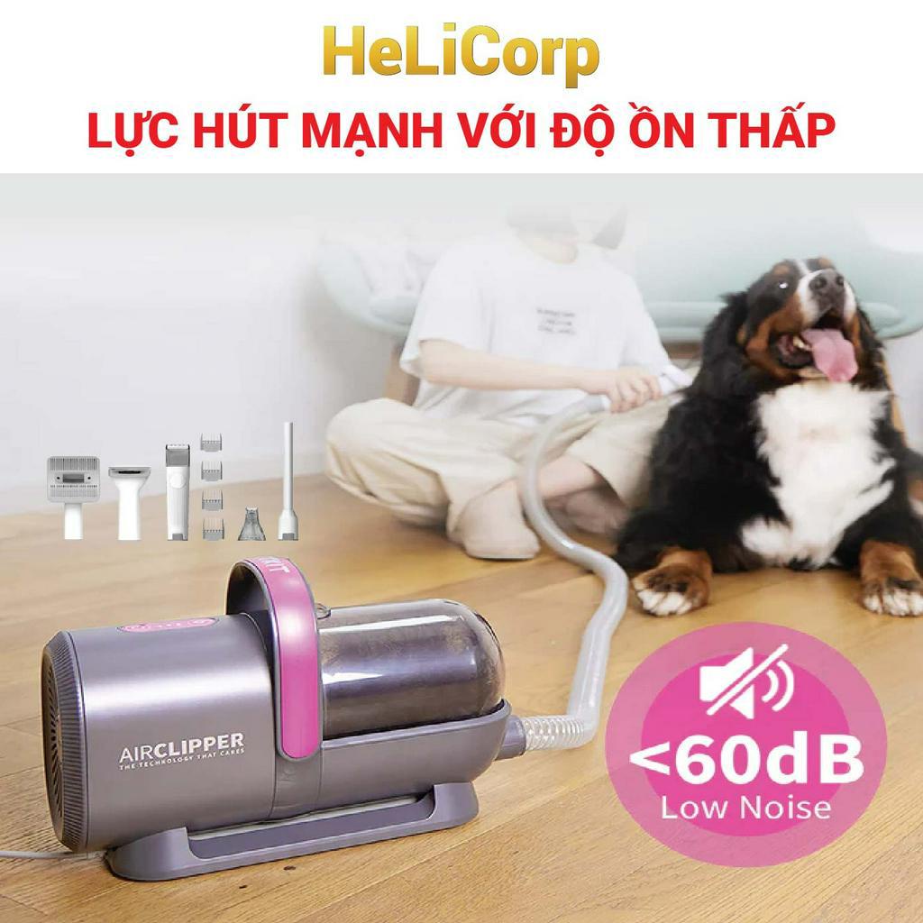 Máy Cắt, Tỉa, Cạo, Chải, Hút Lông Chó Mèo Petkit AirClipper 5 in 1 Pet Grooming Kit - HeLiCorp