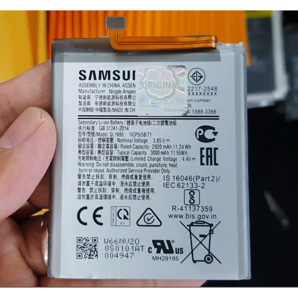 Pin zin cho Samsung Galaxy A01 2019 QL1695 - 3000 mAh