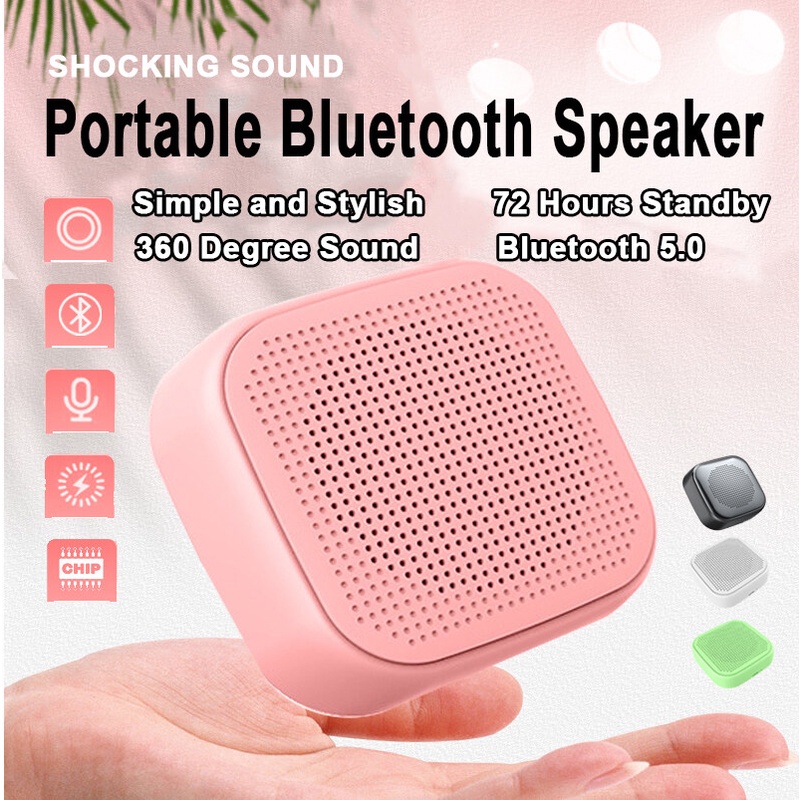 Loa Bluetooth NUOWA Âm Thanh Siêu Trầm Có Micro Xoay 360 Độ°Loa Đa Phương Tiện