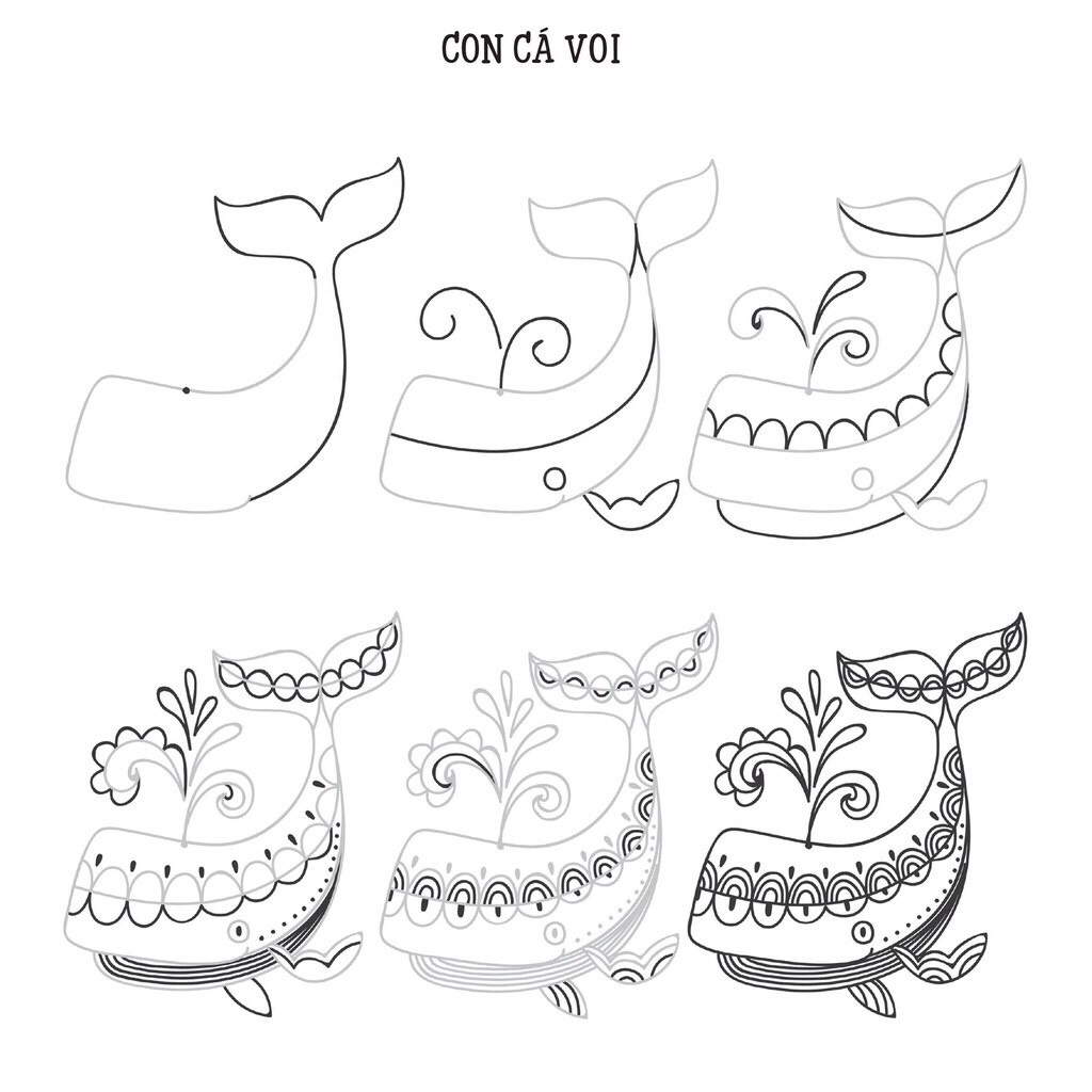 SÁCH - Vẽ cả thế giới với 5 bước đơn giản - Draw everything in 5 simple steps