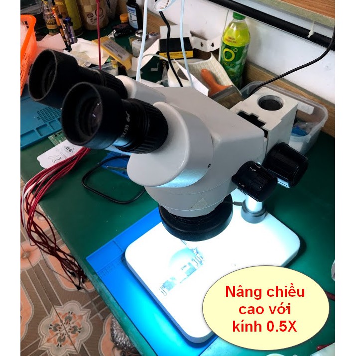 Kính nâng chiều cao dùng cho kính hiển vi 0.7X