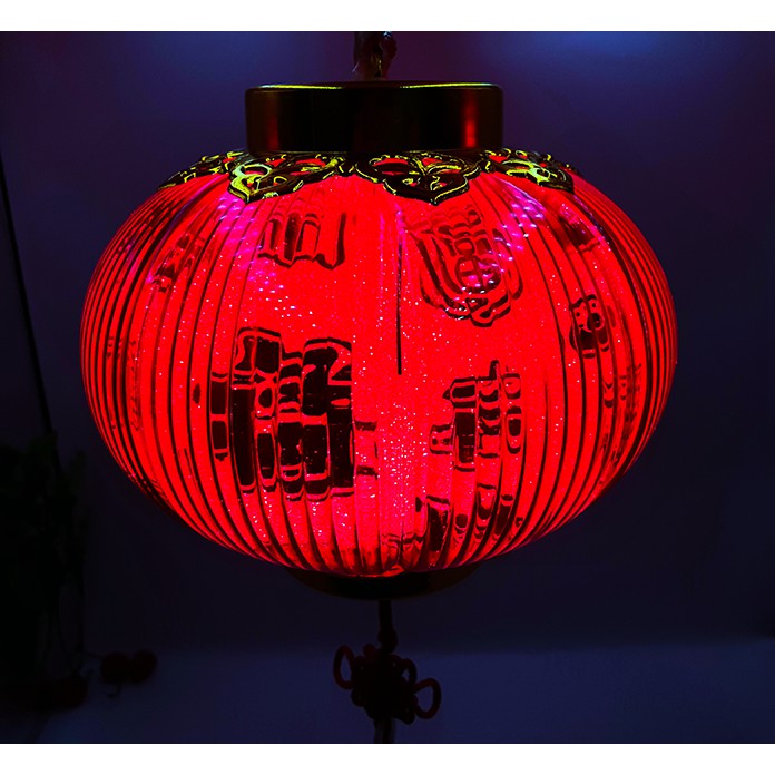 Lồng Đèn Tết 2 Chế Độ Dùng PIN và Điện Độc Đáo, Lồng Đèn Chưng Tết, Lồng Đèn 3D [MR-LONGDENPINDIEN]