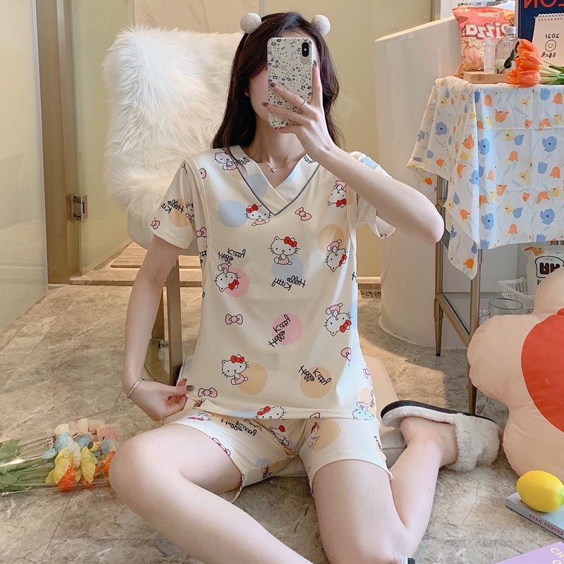 Bộ đùi 2in1 bầu và sau sinh cho bé ti/bú cotton