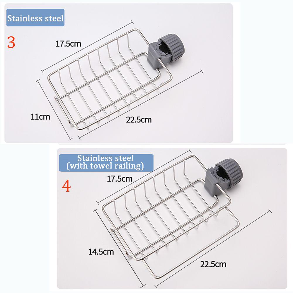 KUNHEV Giá Inox Gắn Vòi Nước Bồn Rửa Chén Tiện Dụng Cho Nhà Bếp