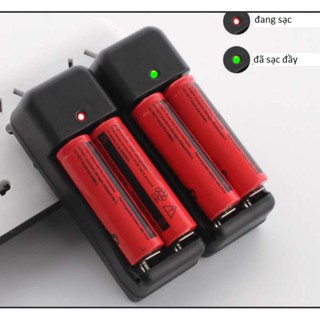 Bộ sạc đôi đa năng dùng cho các loại pin li-ion 1865_16340_14500 (3,7-4,2V)
