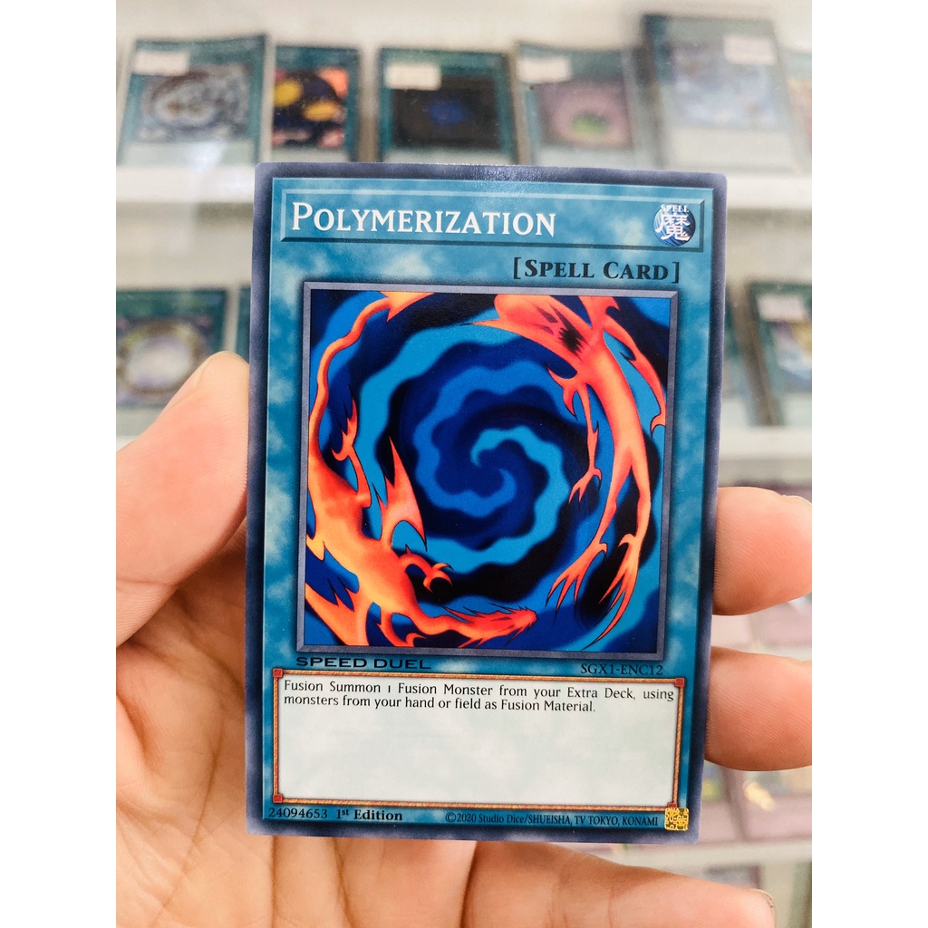 Thẻ Bài YugiOh! Mã SGX1-ENC12 - Polymerization - Common - 1st Edition