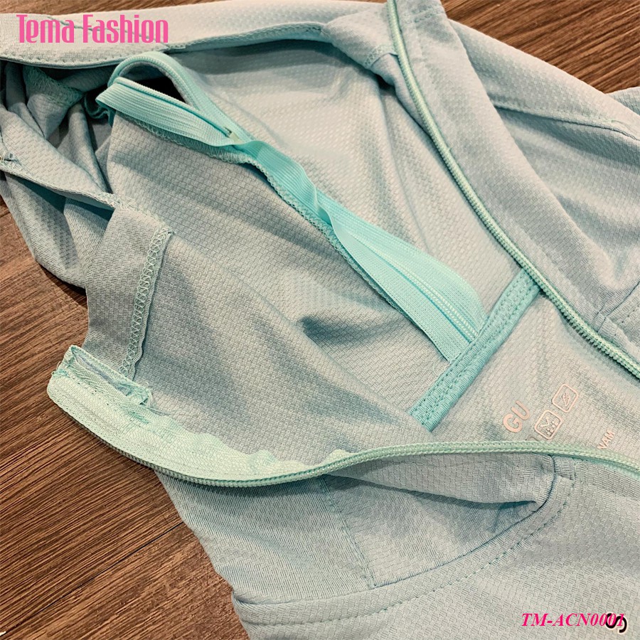 Áo chống nắng nữ TEMA dáng ngắn hàng GU cao cấp thông hơi thoáng khí siêu mát | BigBuy360 - bigbuy360.vn