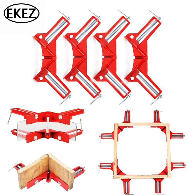 EKEZ Dụng Cụ Kẹp Giữ Góc 90 Độ 75mm Chuyên Dụng Cho Đồ Gỗ