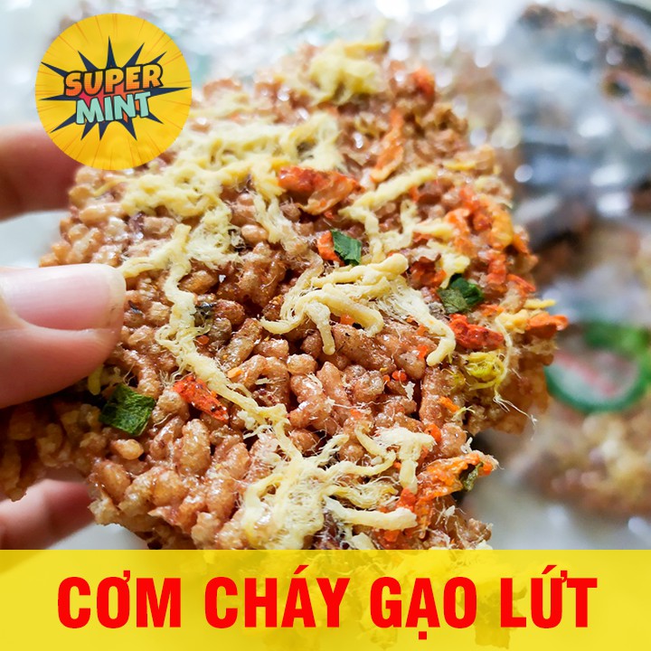 Set 5 gói CƠM CHÁY GẠO LỨT RONG BIỂN - CƠM CHÁY GẠO LỨT CHÀ BÔNG giòn rụm date mới - bánh ăn vặt - ăn kiêng