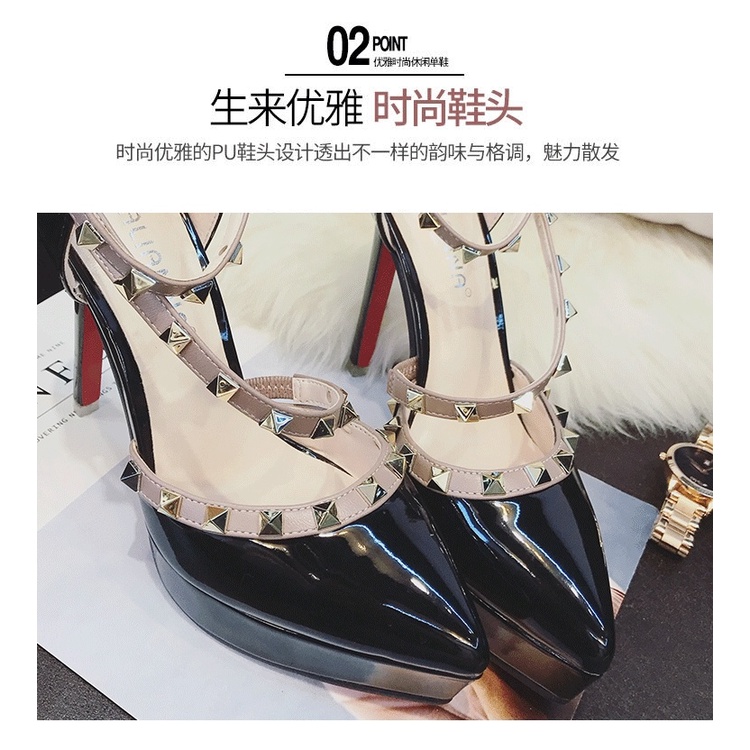 Giày Cao Gót Mũi Nhọn Thiết Kế Mới Thời Trang Mùa Xuân Thu 2022 Dành Cho Nữ