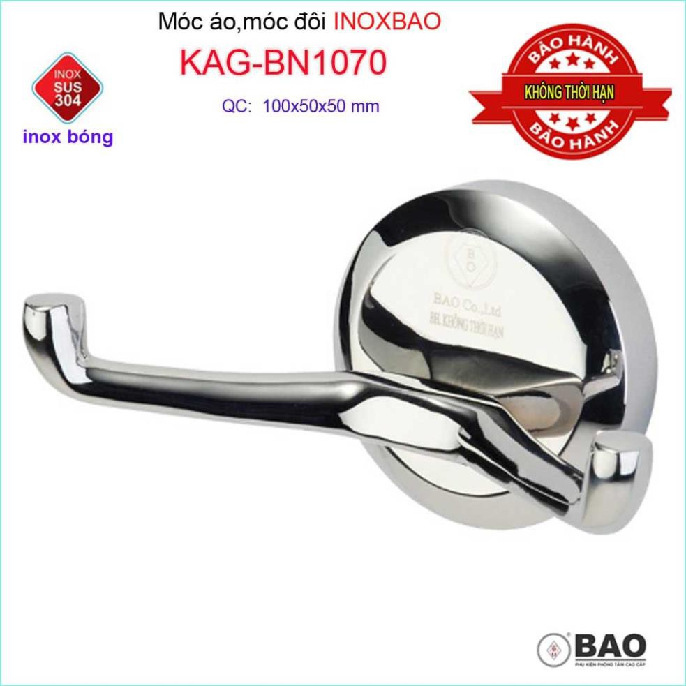 Móc treo đồ cao cấp Inox Bảo, móc áo Inox SUS304 KAG-BN1070