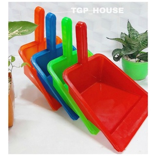 Chổi Ky Hốt Rác Nhựa Cán Ngắn 25X25X14CM - Màu Sắc Ngẫu Nhiên
