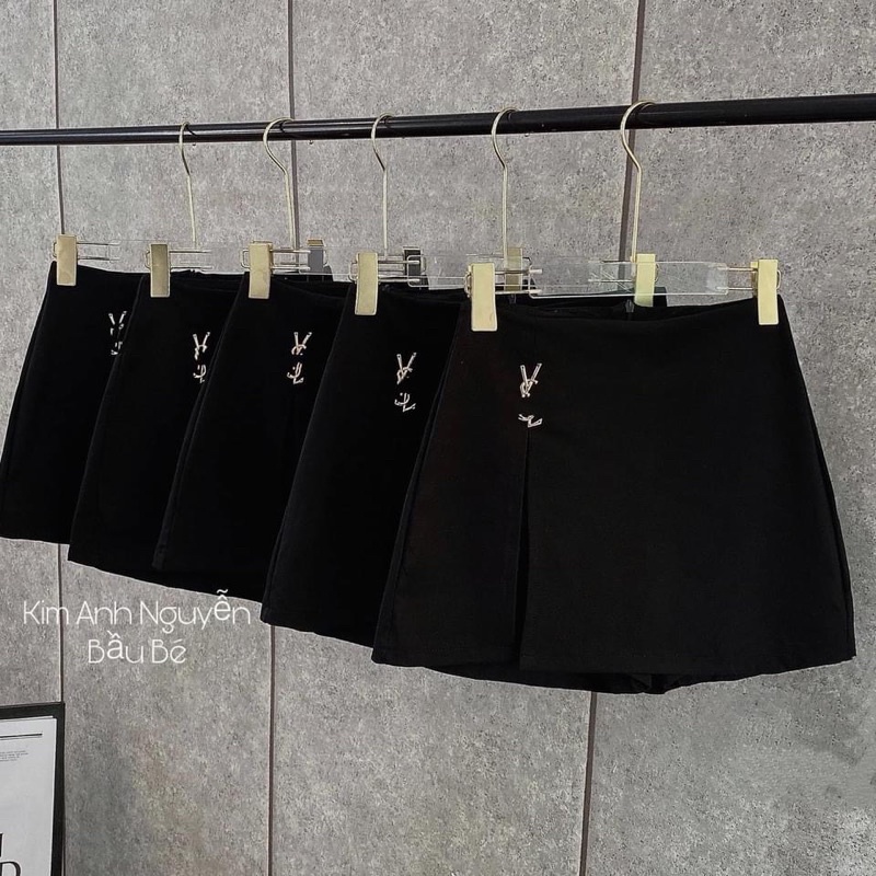 QUẦN GIẢ VÁY UMI YSLL XẺ ĐÙI DÁNG BASIC CHẤT ĐẸP MS14322