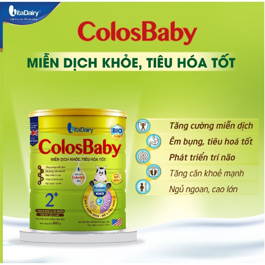 +  Sữa Colosbaby Gold, IQ, Bio gold 0+, 1+, 2+ 800g
