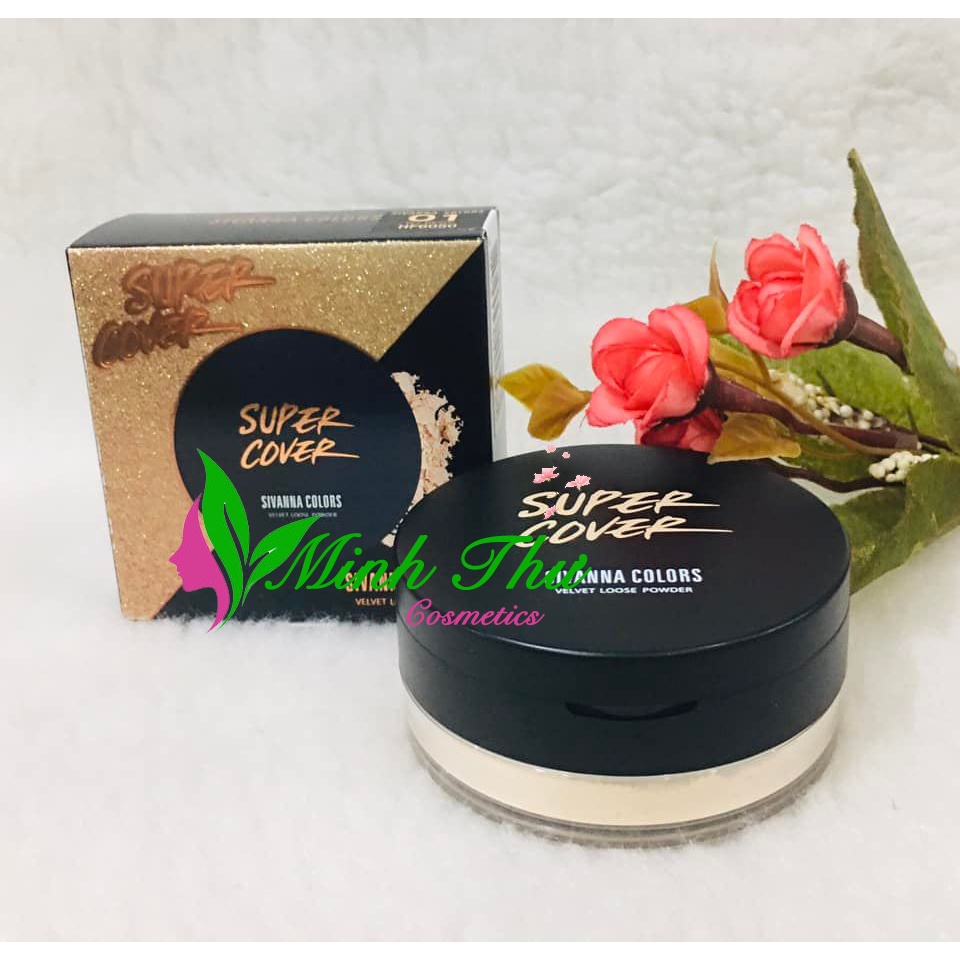 Phấn phủ bột Sivanna Super Cover Velvet Loose Powder HF6050 Thái Lan