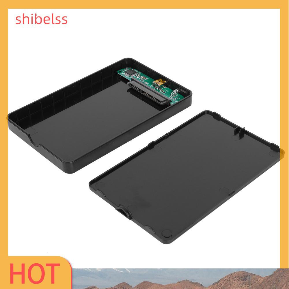 Hộp Đựng Ổ Cứng Ngoài Shibelss 2.5 Inch Sata Usb2.0 Hdd | BigBuy360 - bigbuy360.vn