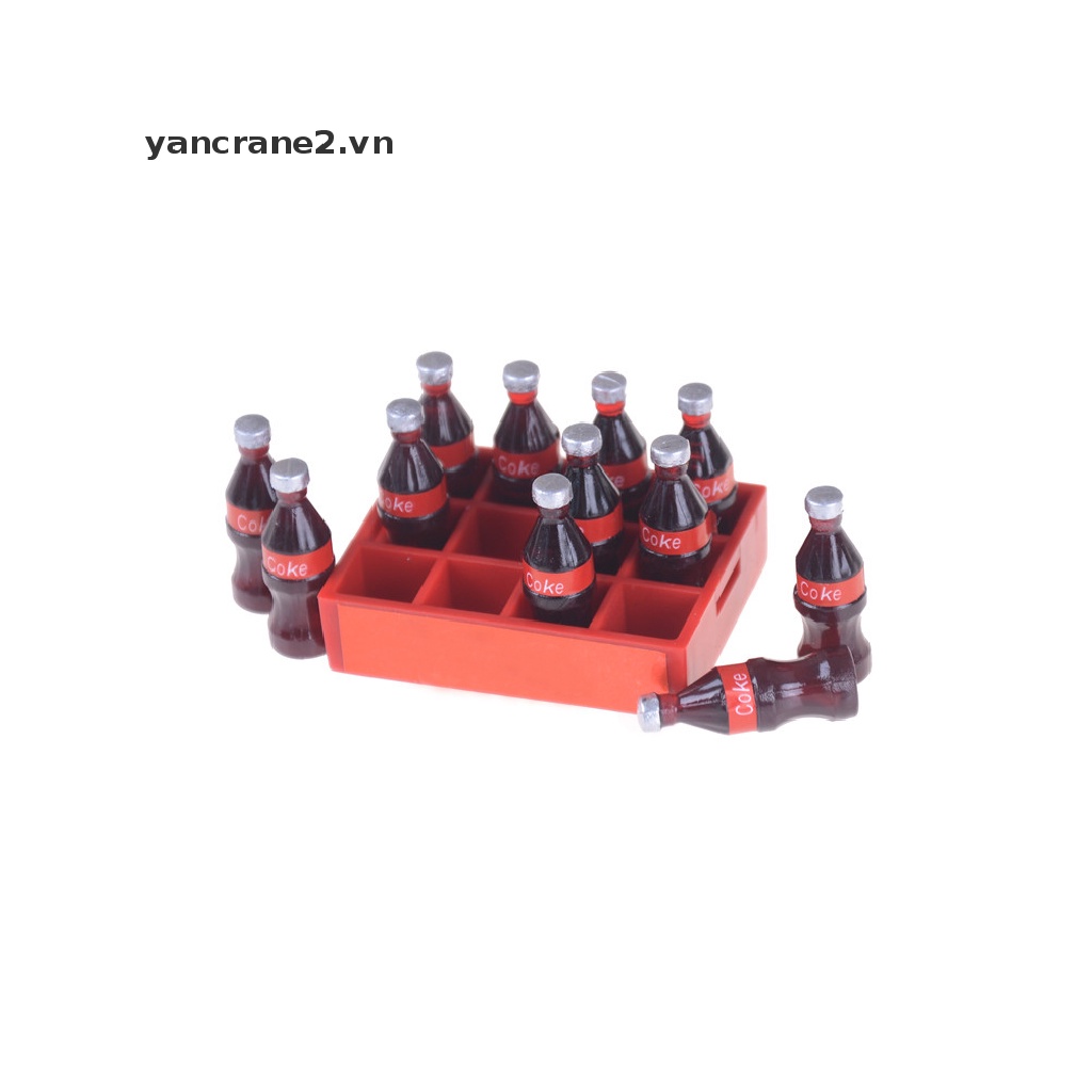 Set 13 Món Đồ Chơi Khay Đựng Nước Ngọt Mini Cho Nhà Búp Bê 1: 12