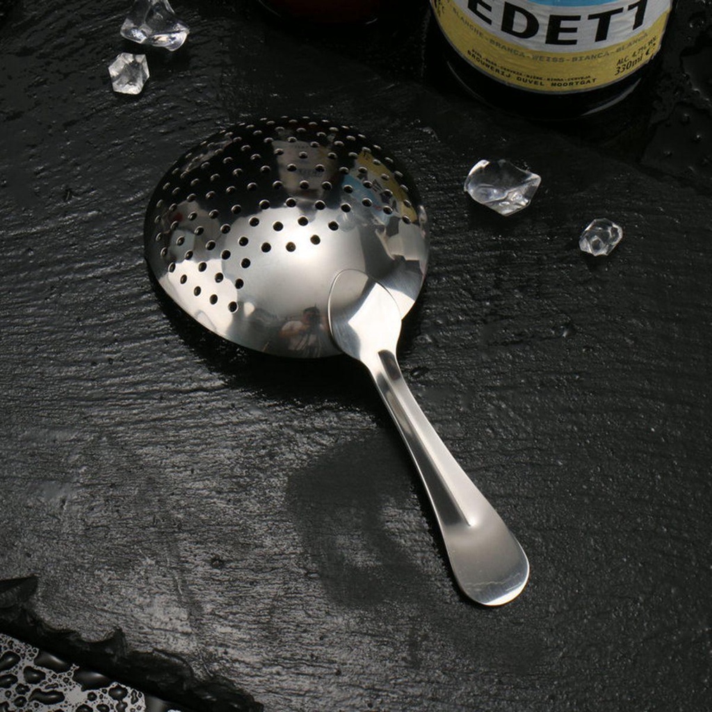 AVALENTINE Julep Bar Strainer Kitchen Stainless Steel Bartender Filter Spoon