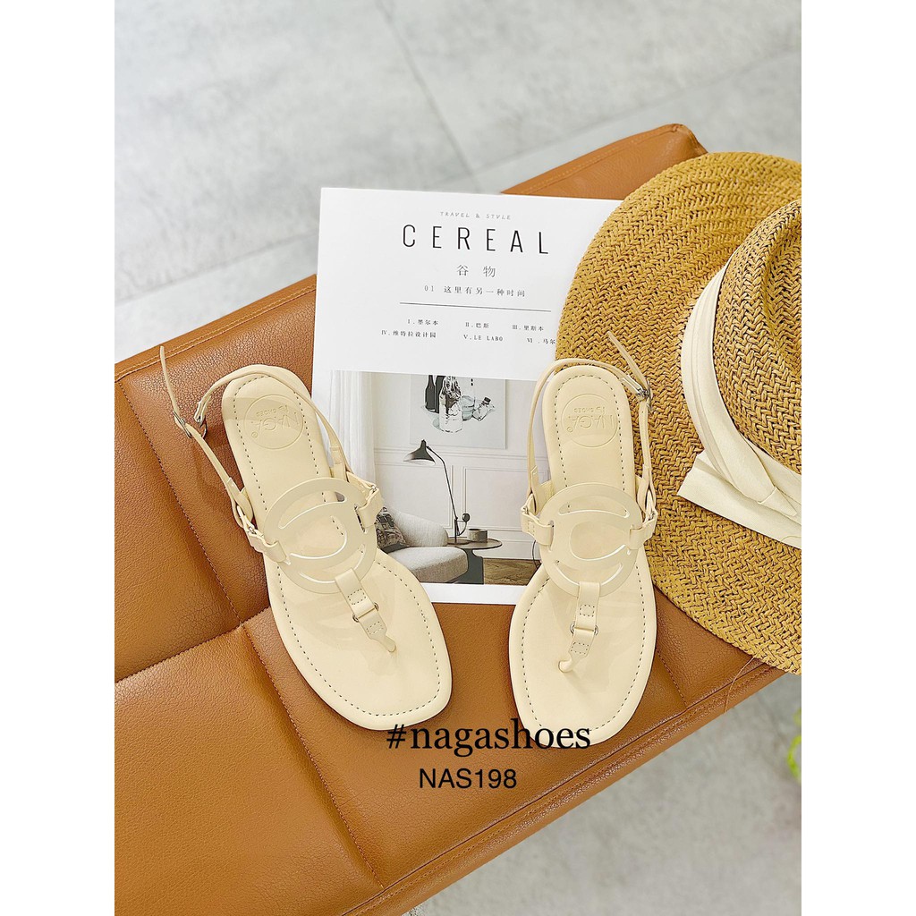 [Mã SKAMFS185M giảm 10% đơn 100K] SANDAL QUAI KẸP KHÓA VÒNG NAS198
