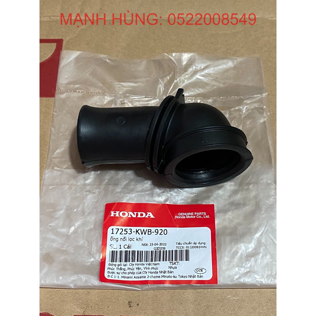 Ống nối lọc khí chính hãng Honda
