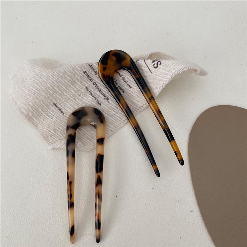 Kẹp Tóc Họa Tiết Da Báo WMES15H Thời Trang Dành Cho Nữ