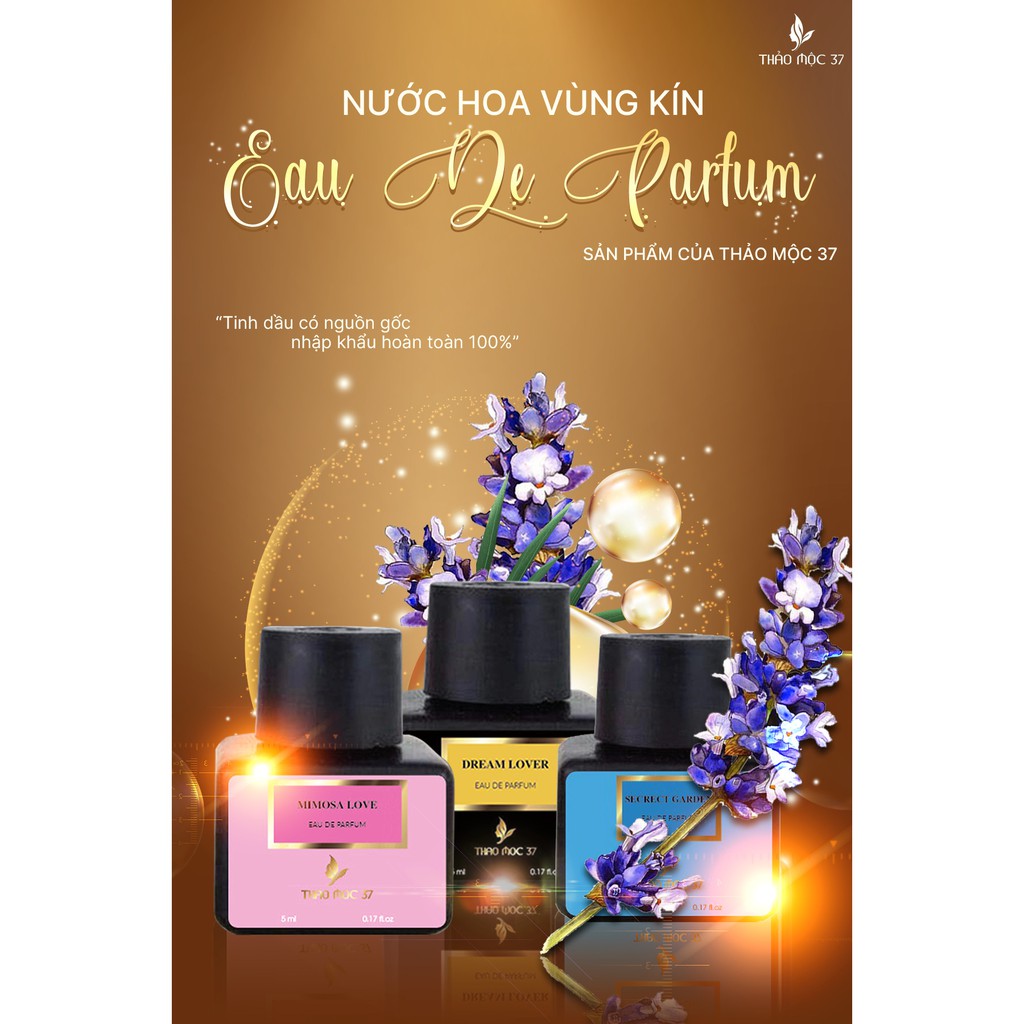 [HÀNG CHUẨN CHÍNH HÃNG] Combo Nước hoa vùng kín Thảo Mộc 37, thơm ngất ngây, lưu hương 48h