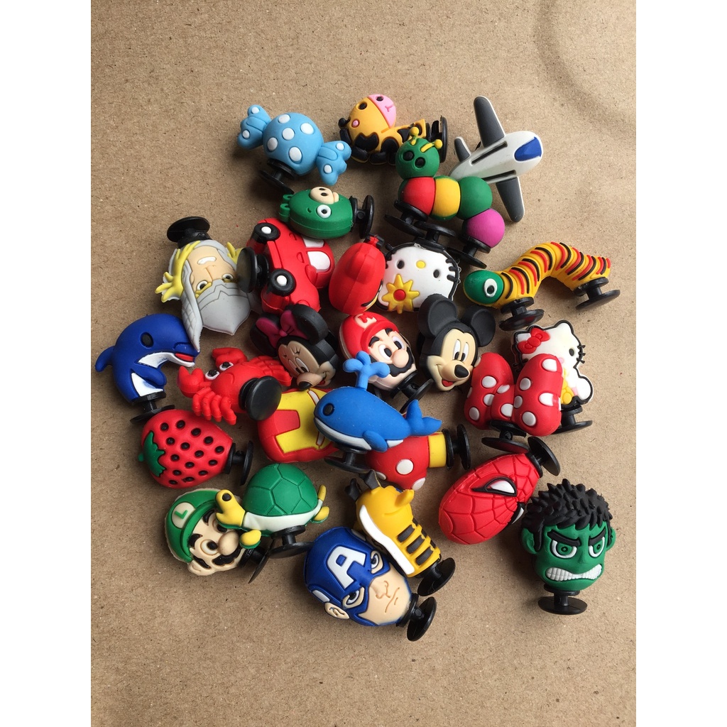 Jibbitz stick 3D - Jibbitz Charm Sticker cài dép sục, dép crocs - Crocs house