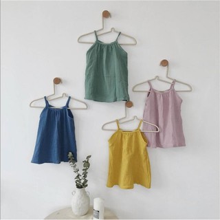 Váy đũi 2 dây xinh xắn cho bé gái qate15