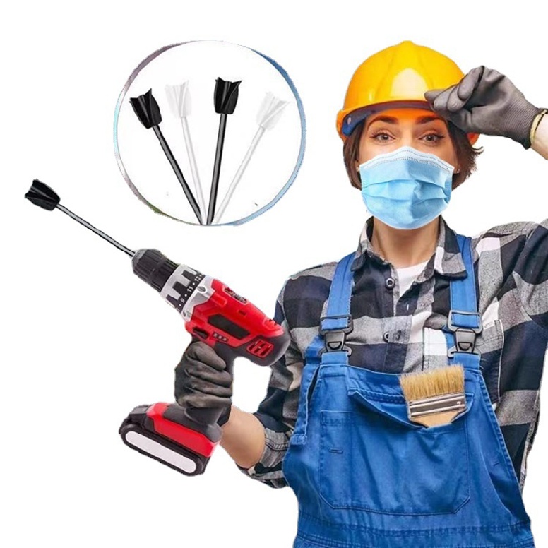 Tocawe New Paint Mixer Drill Attachment Helix Mixer Paint Epoxy Resin Plastic Stirrers