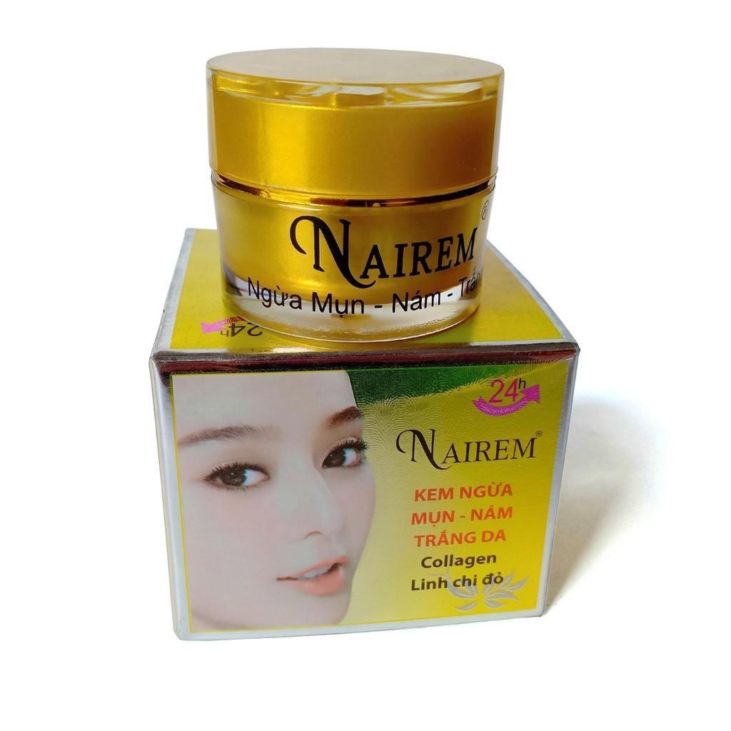 Kem ngừa mụn - Nám - Trắng da Nairem 12g