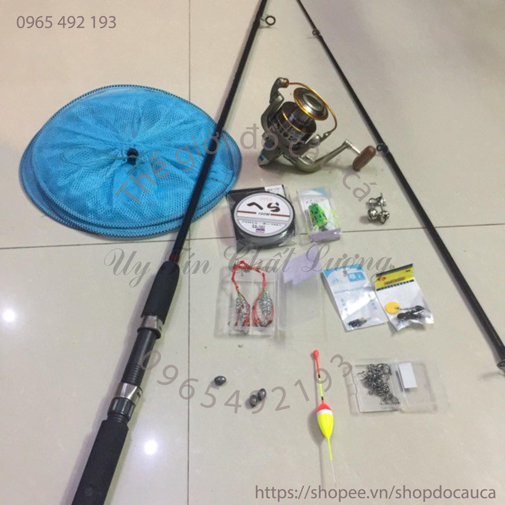 Bộ cần 2 khúc shimano 2,7 m máy lc 7000 (y hình ảnh) | BigBuy360 - bigbuy360.vn