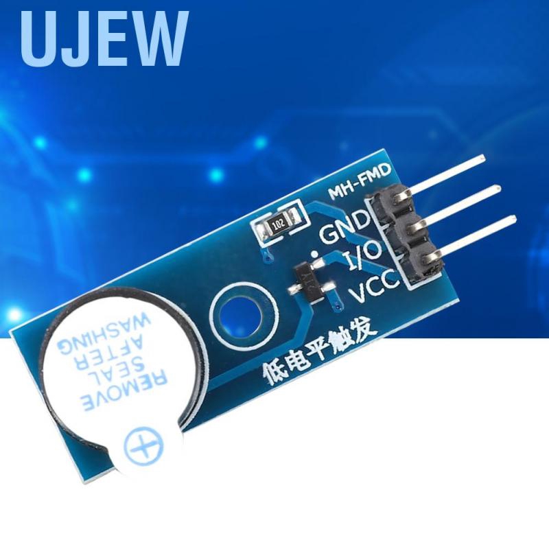 Ujew 5 Pcs Active Buzzer Module 3.3~5V Low Level Trigger  3 Pin Control Board