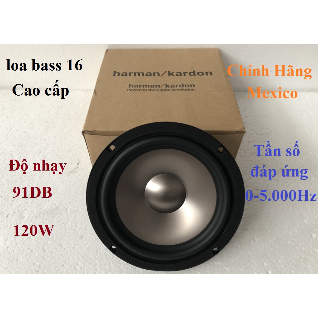 loa bass 16 harman giá rẻ, không rè, không vỡ tiếng