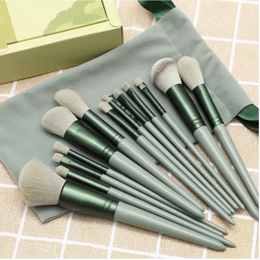 Bộ cọ trang điểm 13 món tiện lợi Cao Cấp Chính Hãng