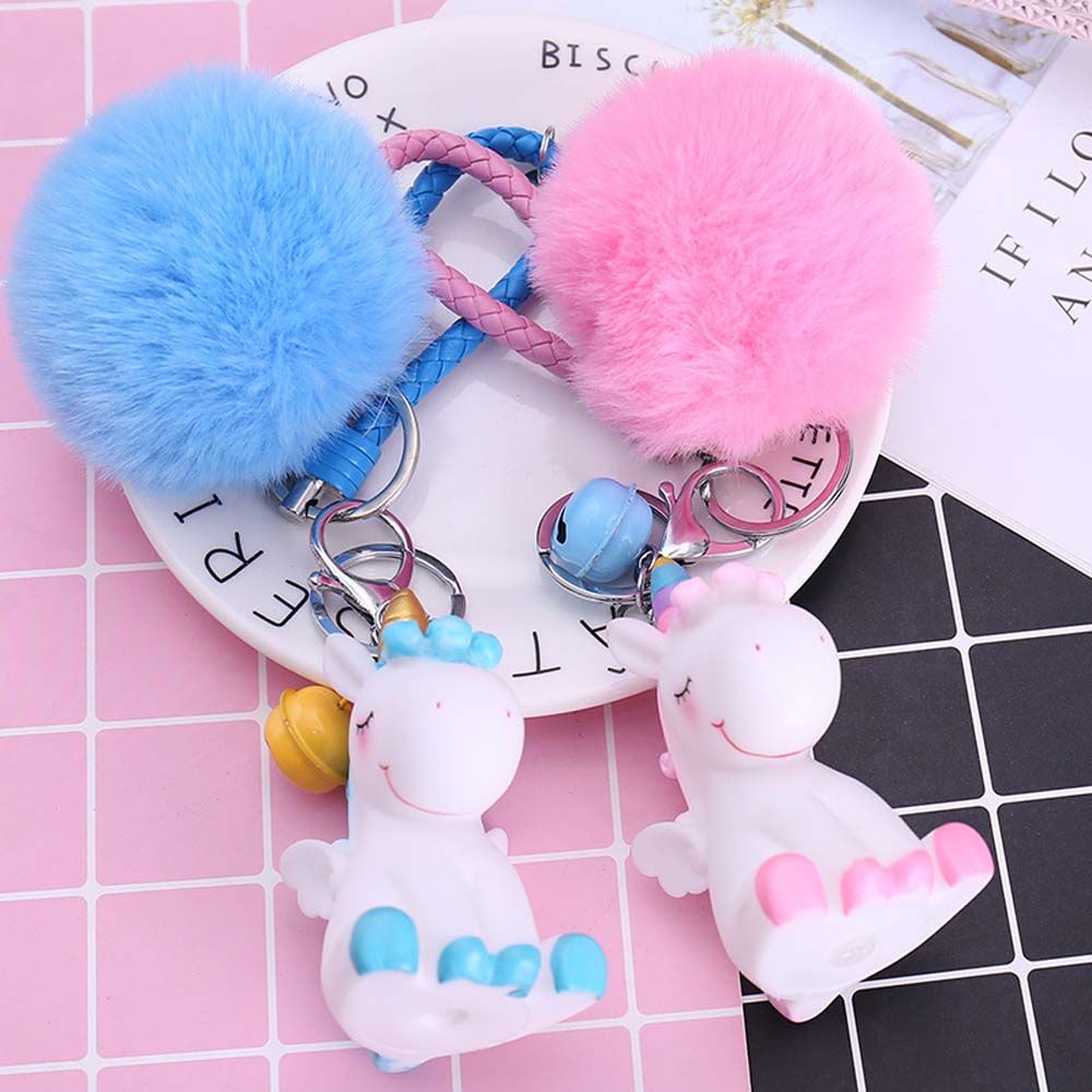 Móc Khóa Hình Ngựa Một Sừng Dễ Thương