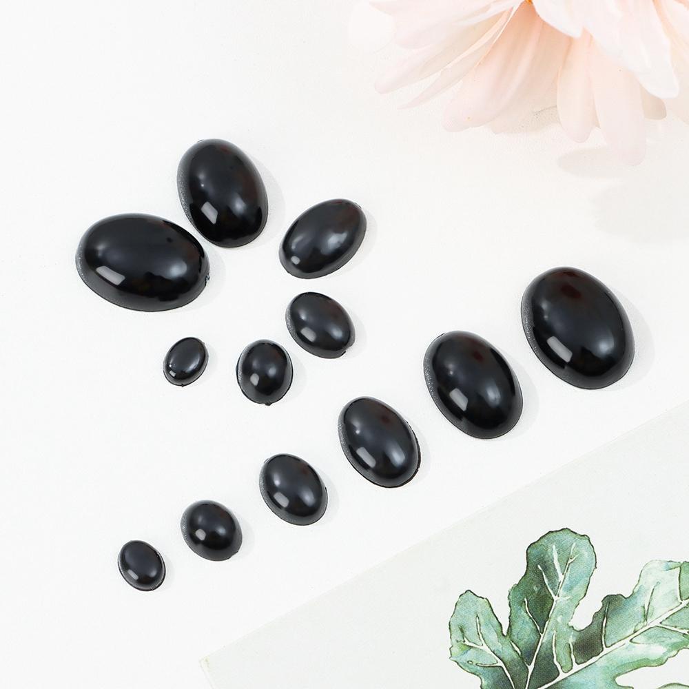 Set 20 / 50 Nút Nhựa Hình Oval Nhiều Màu Cho Búp Bê