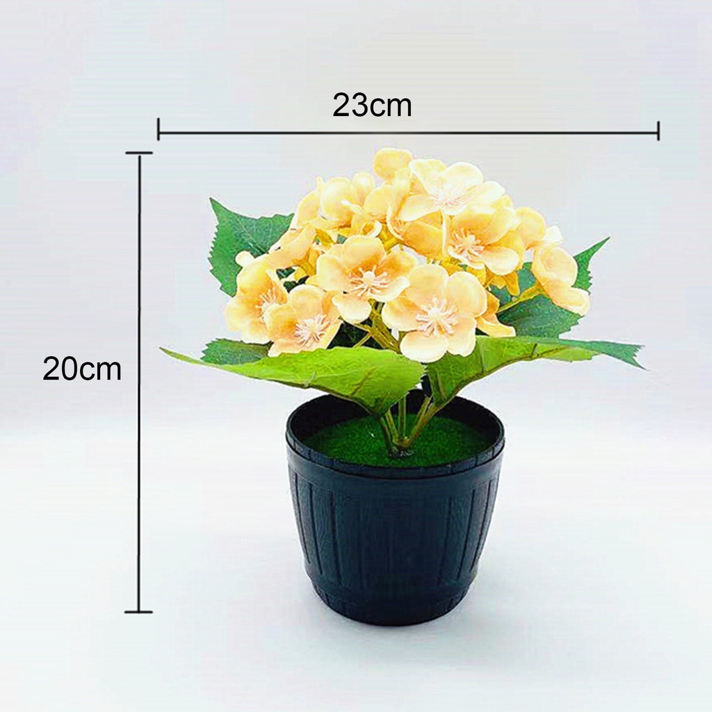 Chậu cây giả nhiều màu sắc sống động như thật cho văn phòng