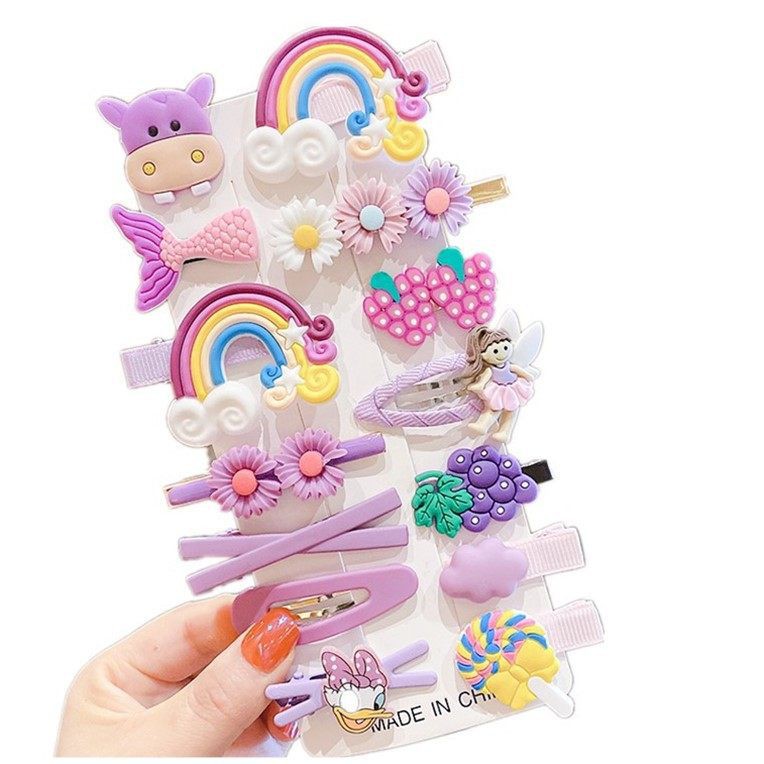 Cặp Tóc/Kẹp Cặp Tóc Tết 2024 Cho Bé Gái Nhiều Hình Ngộ Nghĩnh Siêu Dễ Thương