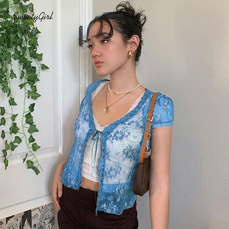 Áo Cardigan Tay Ngắn Cổ Chữ V Thời Trang Quyến Rũ Cho Nữ