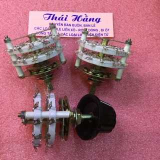Công tắc chuyển mạch 11 nấc -2 tầng cả núm