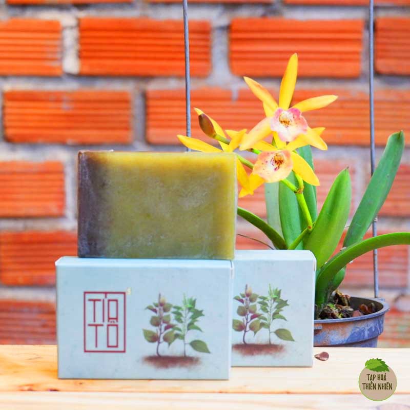 Xà bông xà phòng tắm thảo dược 100% tự nhiên HTX Sinh Dược- Mua 2 tặng 1 túi lưới đựng xà bông | BigBuy360 - bigbuy360.vn