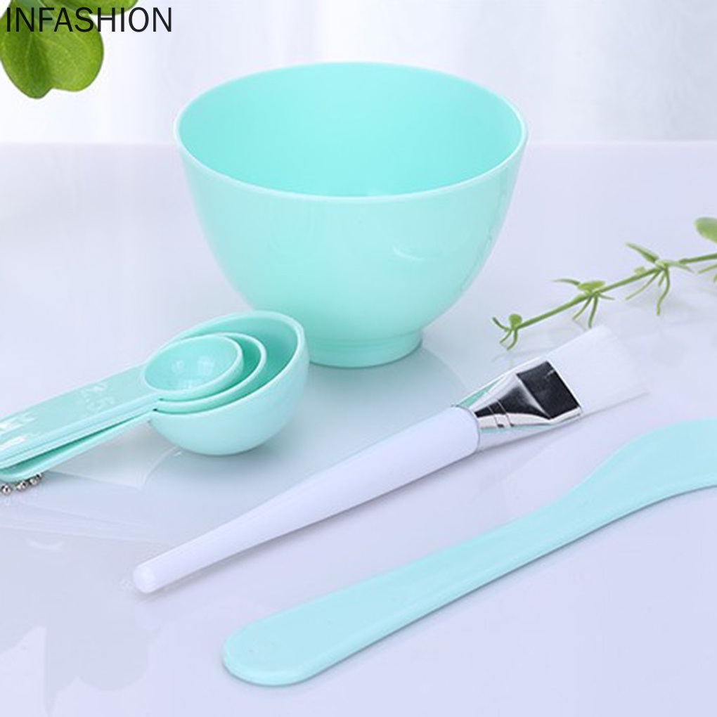 [Hàng mới về] Set 6 dụng cụ trộn đắp mặt nạ diy bằng nhựa tiện dụng