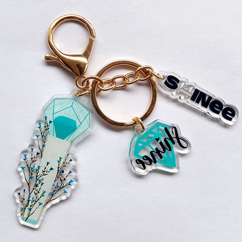 Móc Khóa Ba Mảnh Hình Nhóm Nhạc Hàn Quốc IKON SHINEE WINNER 2022