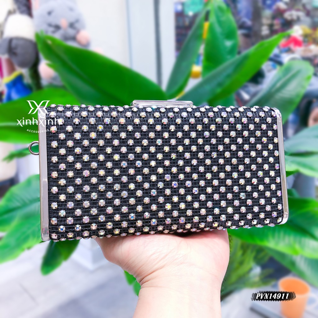 Túi clutch cầm tay chữ nhật cao cấp sang chảnh cho phái nữ - Xinh Xinh Accessories