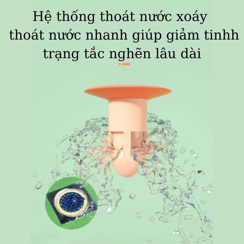 Bộ Nắp Ga Thoát Nước Chống Mùi Hôi Cống Hiệu Quả , Ngăn Côn Trùng
