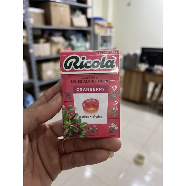 Kẹo Ngậm ho Thảo Mộc Ricola 40gr NHẬP KHẨU THỤY SĨ