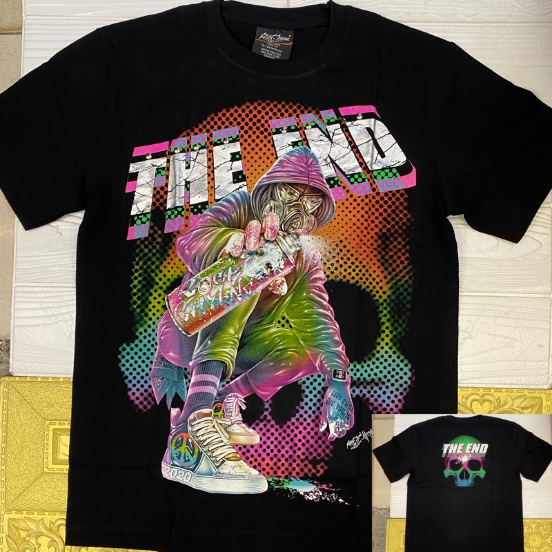 m1Vs /Glow in the Dark The End Black Shirt!