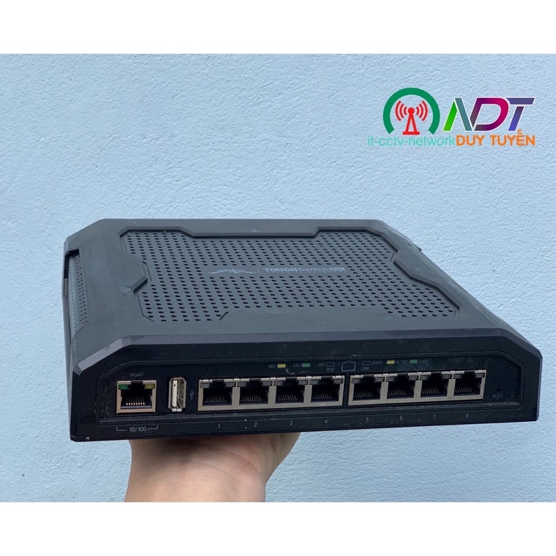 🍁 UBNT TS-8-PRO Bộ Chia Mạng Cấp Nguồn POE -Chia VLAN  - Ubiquiti TOUGH Switch 8-Port Poe PRO Switch cấp nguồn poe wifi
