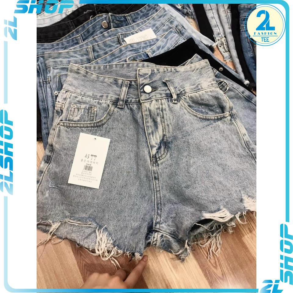 Xả siêu rẻ lộn xộn lẻ size -Quần đùi nữ , quần  Jean siêu mát không chọn mẫu ,quần short ngắn rách phong cách ca tinh